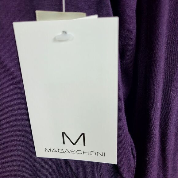 Magaschoni Solid Batwing Longsleeve Top Sz Small - Picture 10 of 11